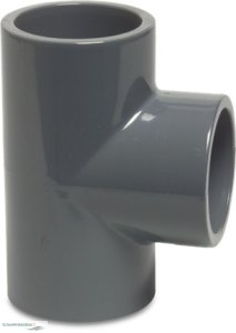 PVC Rohr Muffe Fitting Fittings Durchführung f Polyester 50/63 x 50 mm x 2“ 