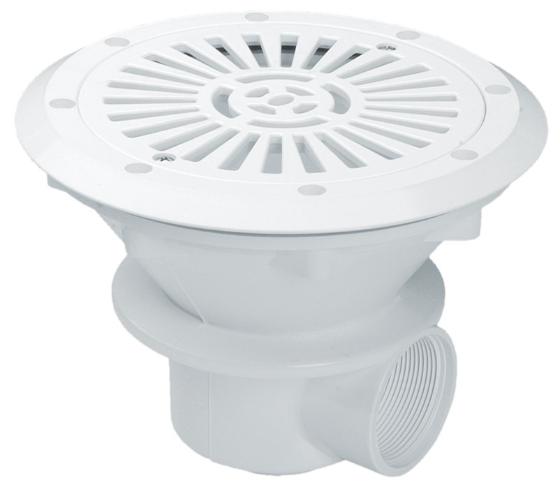 Fluidra Astral Bodenablauf Weiß Ø 230 mm für Folien-/Betonbecken