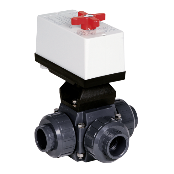 Praher PVC Praher 3-Wege Kugelhahn d 63 mm S4 EO510 /eco EO510