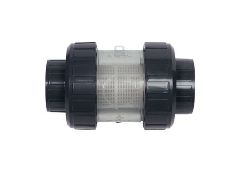 Oku PVC Schmutzfilter mit Kunststoffsiebrohr - Ø 50 mm, Sieb 1,8 mm