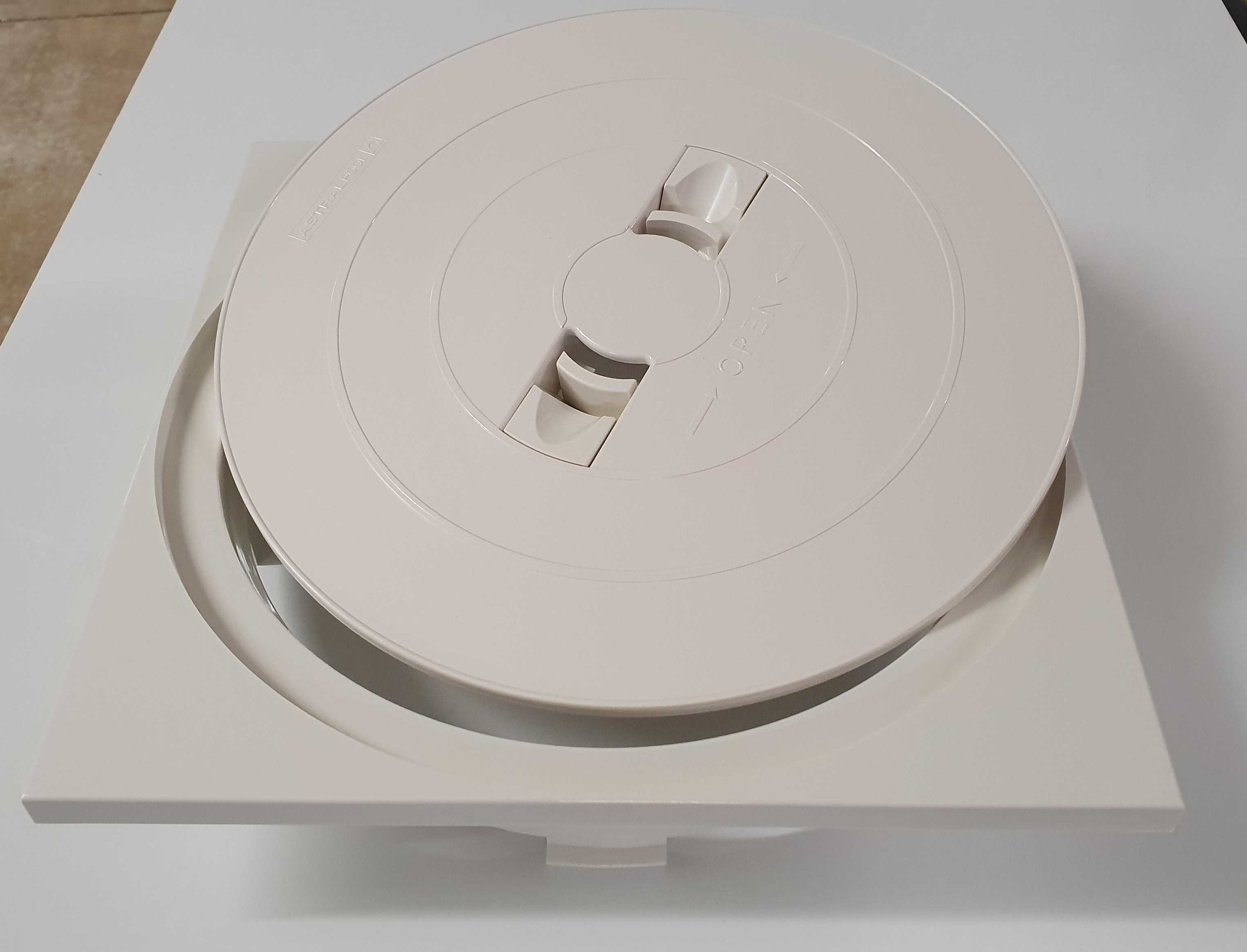 Fluidra Astral Skimmerdeckel quadratisch Rahmen 247 mm x 247 mm Skimmer 17.5 Farbe GRAU