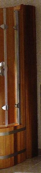 Blumenberg 2 Blenden 220 cm x 16 cm seitlicher Abschluss der Rückwand