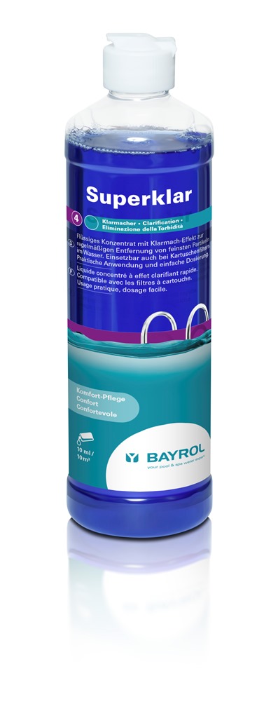 Bayrol SuperKlar Trübungsentferner 0,5 L Flasche (27,80 € pro 1 l)