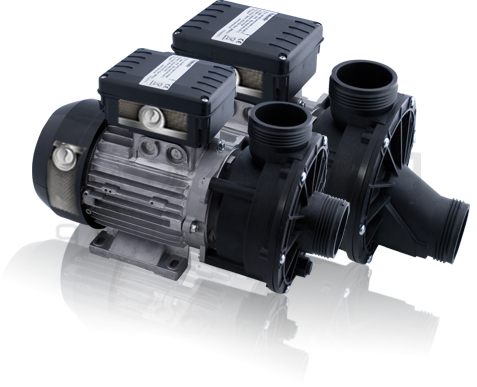 Balboa Massagepumpe Balboa HA 460 Pumpe 1.30kW 220-240V/50Hz/6.2A Whirlpool Pumpe 1.30kW elektronisch angesteuert Zentral Drainanschluss