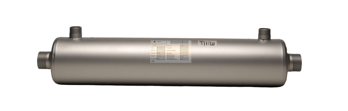 Dapra Aktion Dapra Titan Wärmetauscher 70 kW D-TWT 65 für Salzwasserpool