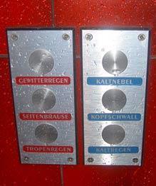 WDT Tasterplatte Namenschild Nieselregen