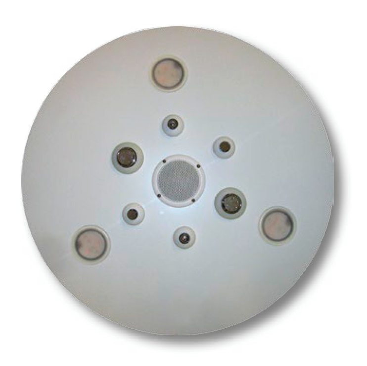 WDT Erlebnisdusche Funktionsplatte PVC weiss d800mm 2cm