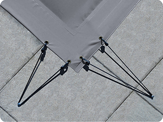 Walter Piscine Zubehör Walu Caibiclic Spannband schwarz 60 cm