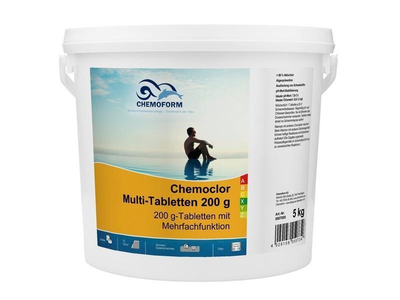 Chemoform Chemoclor Multi-Tabletten 200g 5 kg Multitabs (10,05 € pro 1 kg)