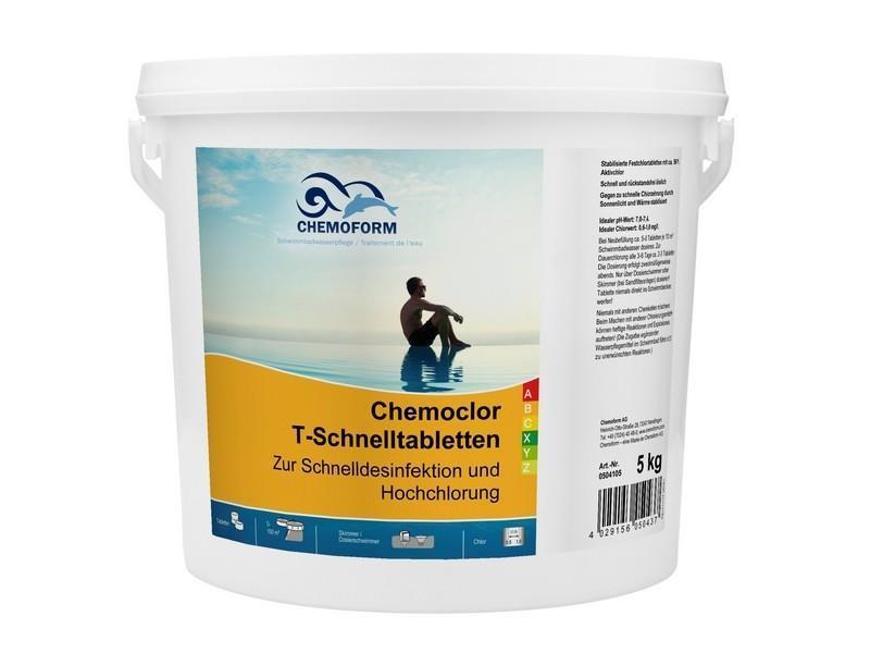 Chemoform T-Schnelltabletten 5 kg Chlor Schockchlorierung 20 g (10,67 € pro 1 kg)