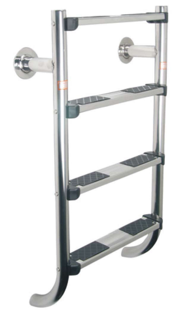 Swim-Tec Unterteil für geteilte Schwimmbad Leiter Edelstahl V4A de luxe