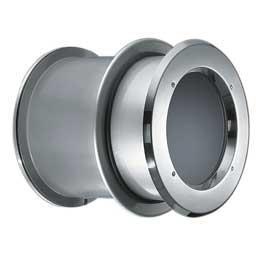 Wibre Unterwasser-Fenster zum Einschweisen für Edelstahlbecken, Stahlrahmen V4A 1.4571, Lichtes Maß: 2200 x 400 mm