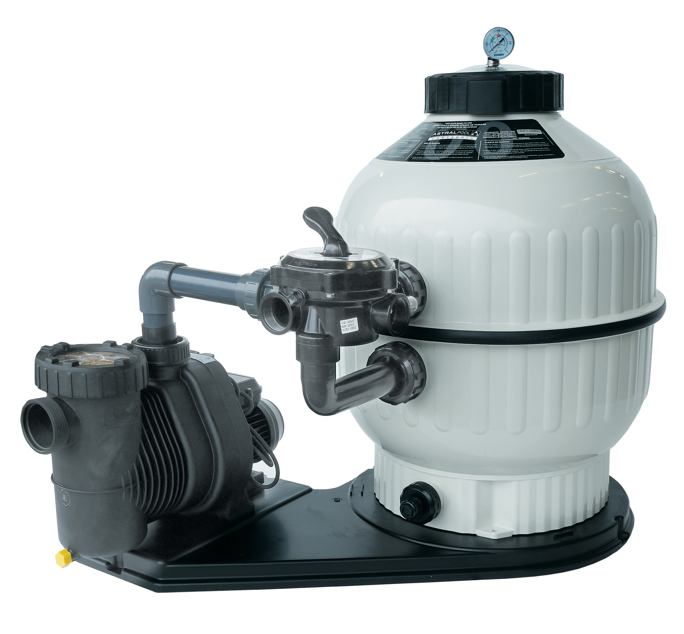Fluidra Aktion Filteranlage Cantabric mit Speck Pumpe Ø400 Speck Badu Prime 7 230 V 40 m³