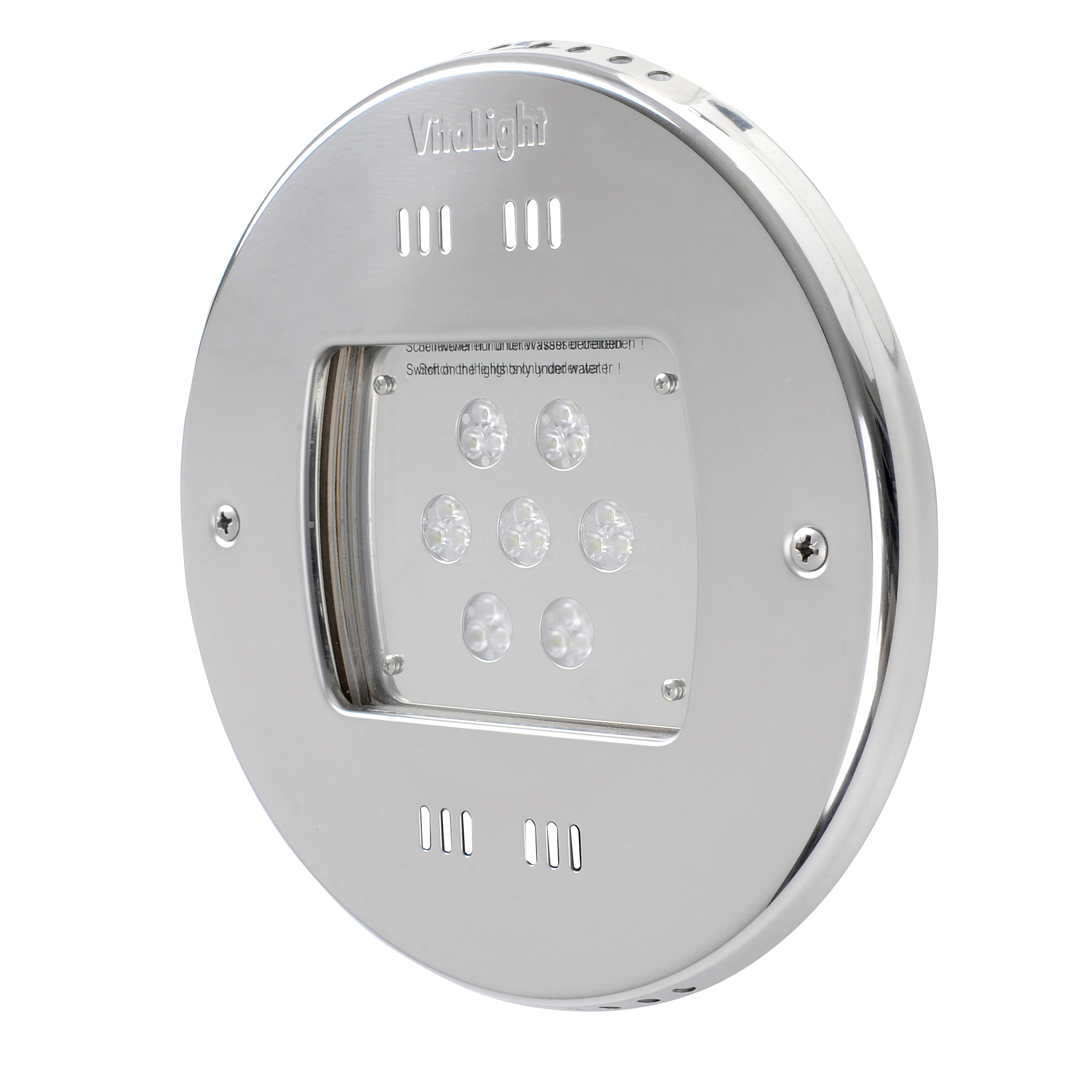 Hugo Lahme VitaLight Scheinwerfereinsatz "21er PowerLED rund" Ø 270 mm Rotguss Kaltweiß 9950 LM
