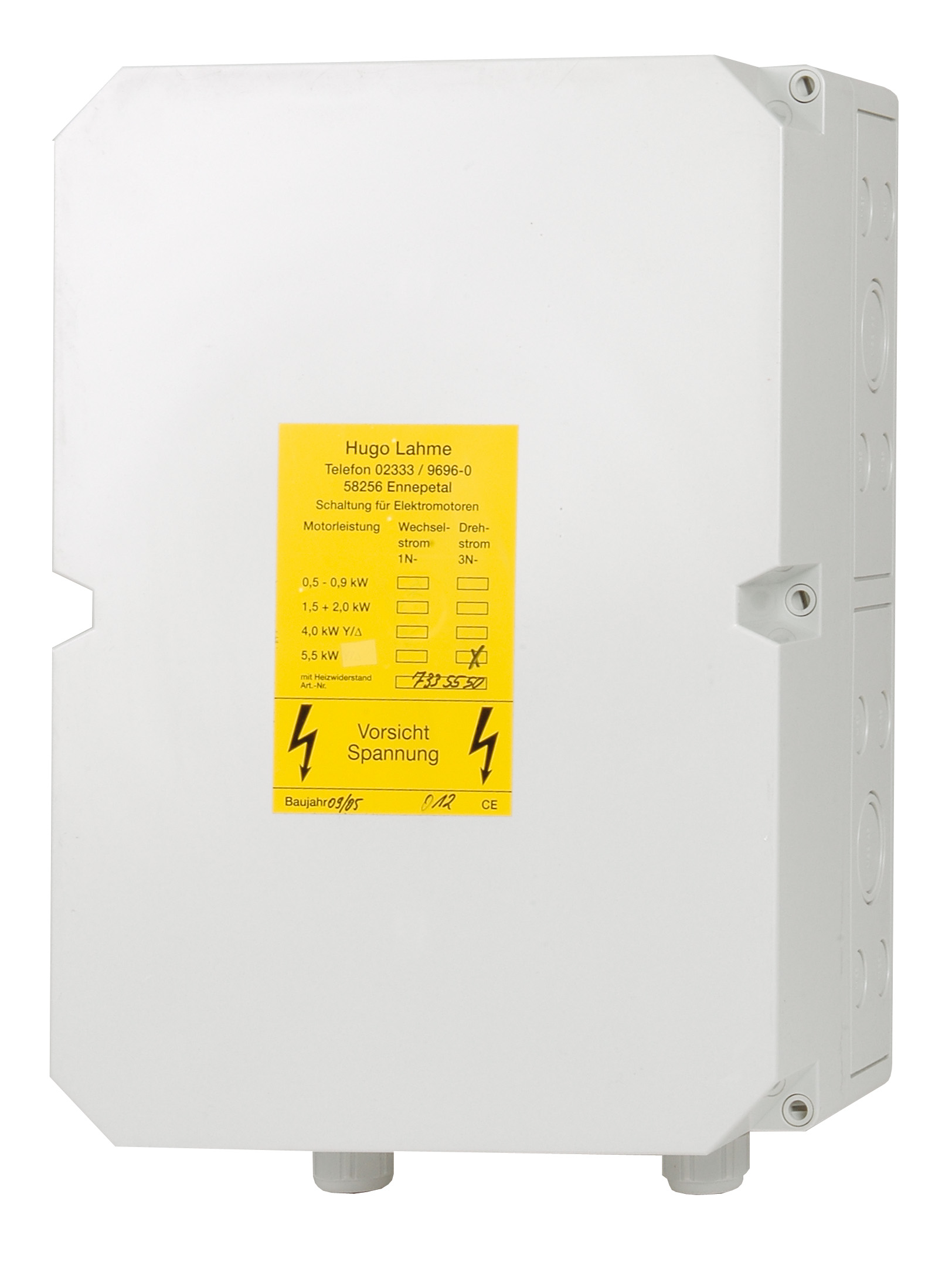 Fitstar Hugo Lahme AllFit Piezo Schaltkasten / Schaltung 400 V DS 2,6 kW Motorschutz 6-9 A