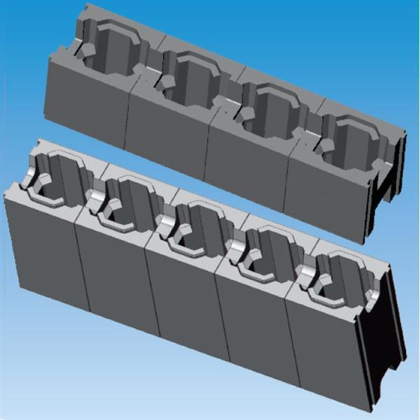 Swim-Tec Schwimmbad Polystyrol Systembaustein EPS 30 (125x25x50 cm) BALI BIG BLOCK