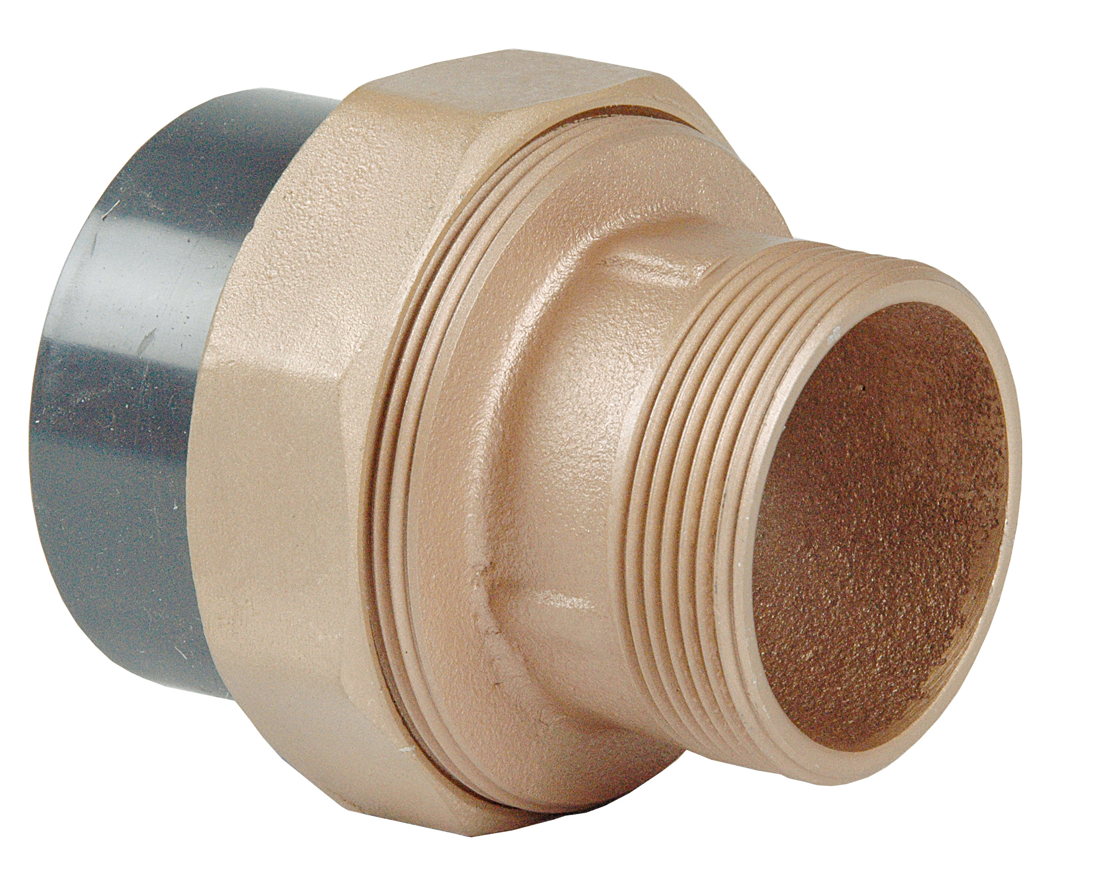 Hugo Lahme AllFit Anschlussfitting/Verbindungselement Bronze 2" AG / Ø63mm