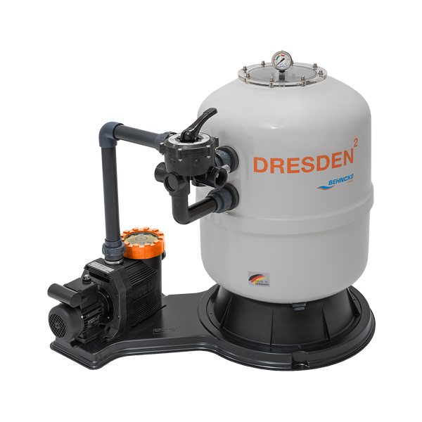 Behncke Filteranlage Dresden² mit Speckpumpe Ø500mm - 10m³/h Speck Deluxe 11 400 V