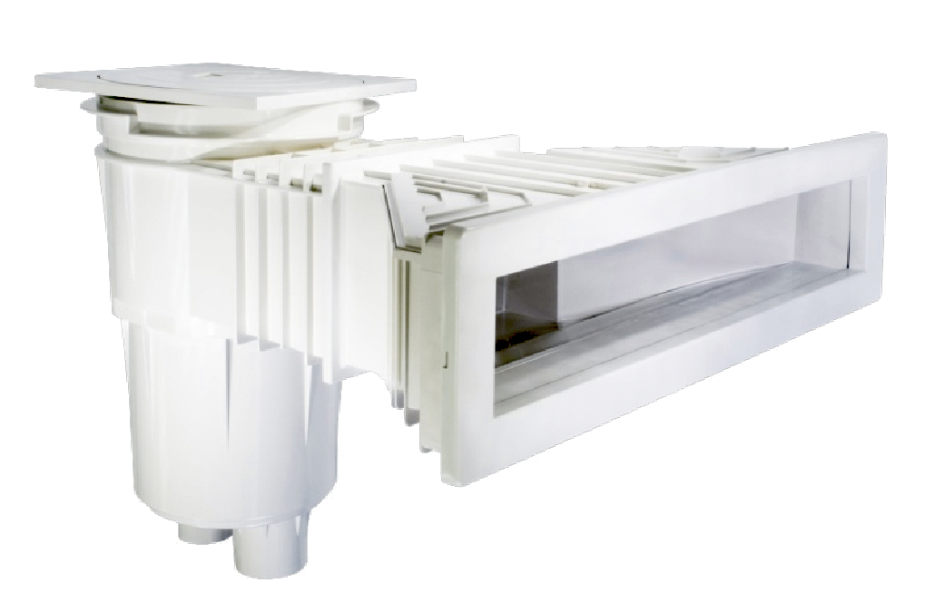 Fluidra Astral ABS Slim-/Flachskimmer für Folien-/Betonbecken gekürzt weiß