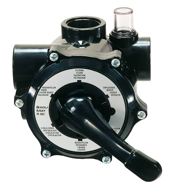 Speck Behncke Speck 6-Wege Rückspülventil manuell R 2" 6-Wege-Ventil, alle Anschlüsse offen mit 2 Gewindestopfen