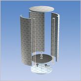 Lux Elements TUB-UBORD 50 Unterbauelement für TUB-BORD 50, rund.