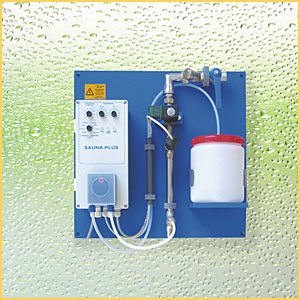 Eliga Sauna-Aufgußautomatik individuell einstellbare Dosierung inkl. Aufgusssprührohr