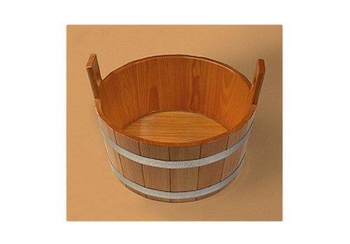 Blumenberg Fußwanne Lärche natur Saunafußbecken