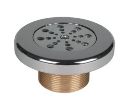 Bodeneinlaufdüsen + Einlaufmuscheln Rotguss