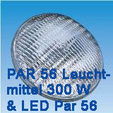 PAR 56 Ersatzlicht LED und 300 W