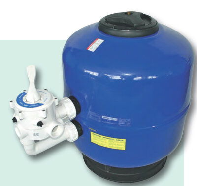 Filterbehälter Comfort 650 mit 6-Wege-Ventilsatz für Beckeninhalt bis 60 m³