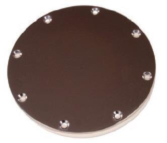 Fitstar Blindplatte für Einbausatz Typ TAIFUN aus Edelstahl V4A