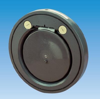 PVC Rückschlagklappe d 225 mm als Zwischenbauklappe, Dichtung EPDM