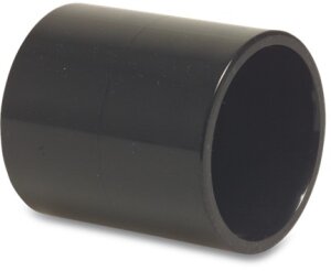 PVC Muffe schwarz d 50 mm
