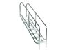 Treppe deluxe V4A 6-stufig rutschfest Beckentiefe bis 1,55 m