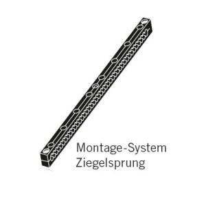 MTH Montageschiene 0,34 m aus ABS Sunny Flex S