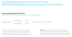 Aktion Speck Schwimmbad-Absorber BADU® BK 250