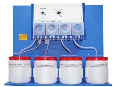 WDT DUFTDOS Vario 2-IW Duftdosierung für Dampfbäder mit 2 Aromen DS mit Vorwahlschalter Autodosierung