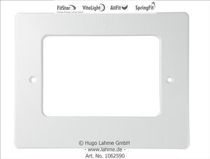 Blendrahmen aus ABS weiß für Skimmer