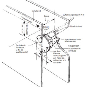 Swim-tec Eurojet 230 V Gegenschwimmanlage Vormontagesatz...