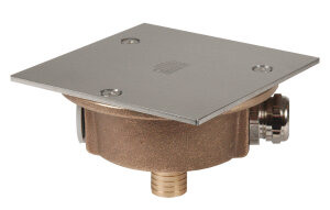 VitaLight Verteilerdose rechteckig mit Deckel aus V4A