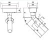 PVC Rinnenablaufkästen für Betoneinbau
