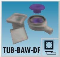 TUB-BAW-DF Bodenablauf-Stutzen DN 50 waagerecht, mit Geruchsverschluss