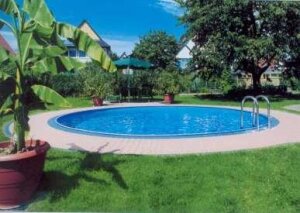 Meranus Rundbecken COMO Höhe 1,50m  0,8 mm Folienstärke Schwimmbecken