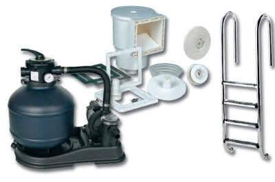 Schwimmbad Technik-Set Becken bis 50 m³