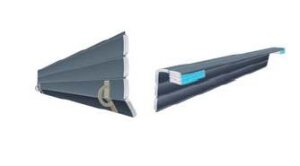 Bieri Abweiser Oberflur wird an erster Lammelle angeklebt