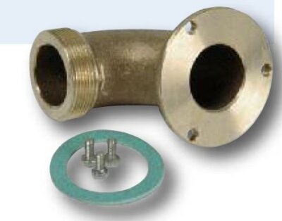 Pumpen-Druckstutzen 2 1/2", 90°