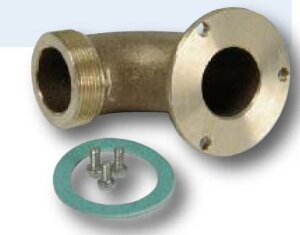 Pumpen-Druckstutzen 2 1/2", 90°