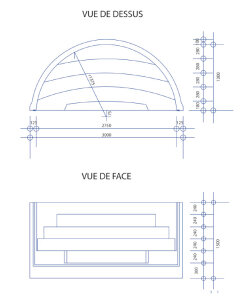 Schwimmbadtreppe Acryl Roman Transat B 300 x H 150 x T 138 cm 5 Stufen