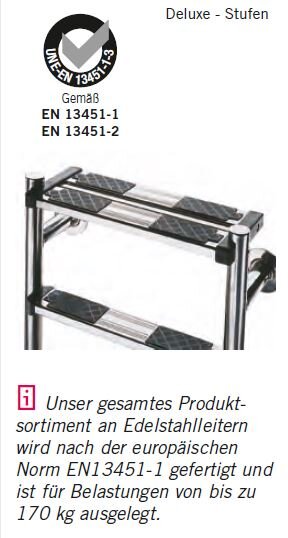 Fluidra Ersatzstufe für Leitern Deluxe Sicherheitsstufe V4A