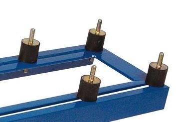 Schwingungsdämpfer M8 schwarz für Pumpen